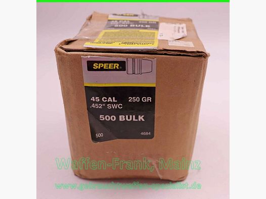 Speer / USA FFW-Geschosse .45 (.452)