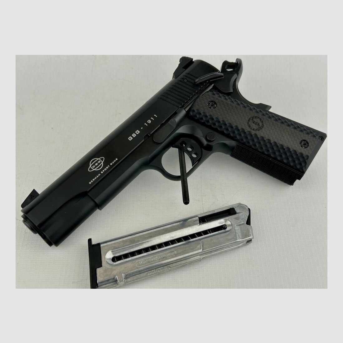 GSG/Hugo 1911 KK z stalową rękojeścią!
