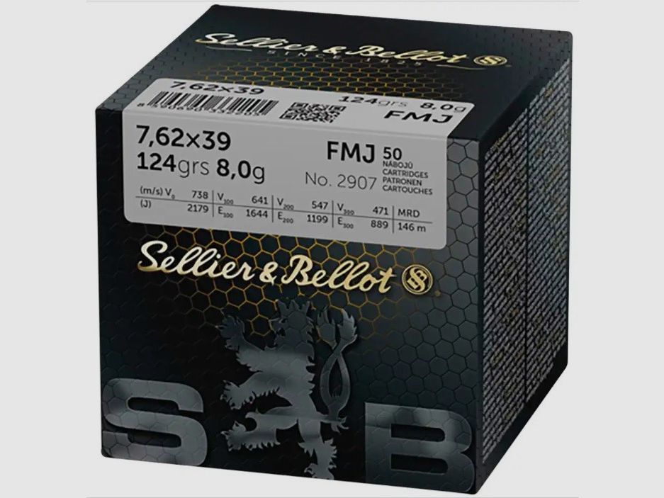 7,62×39 FMJ Sellier et Bellot