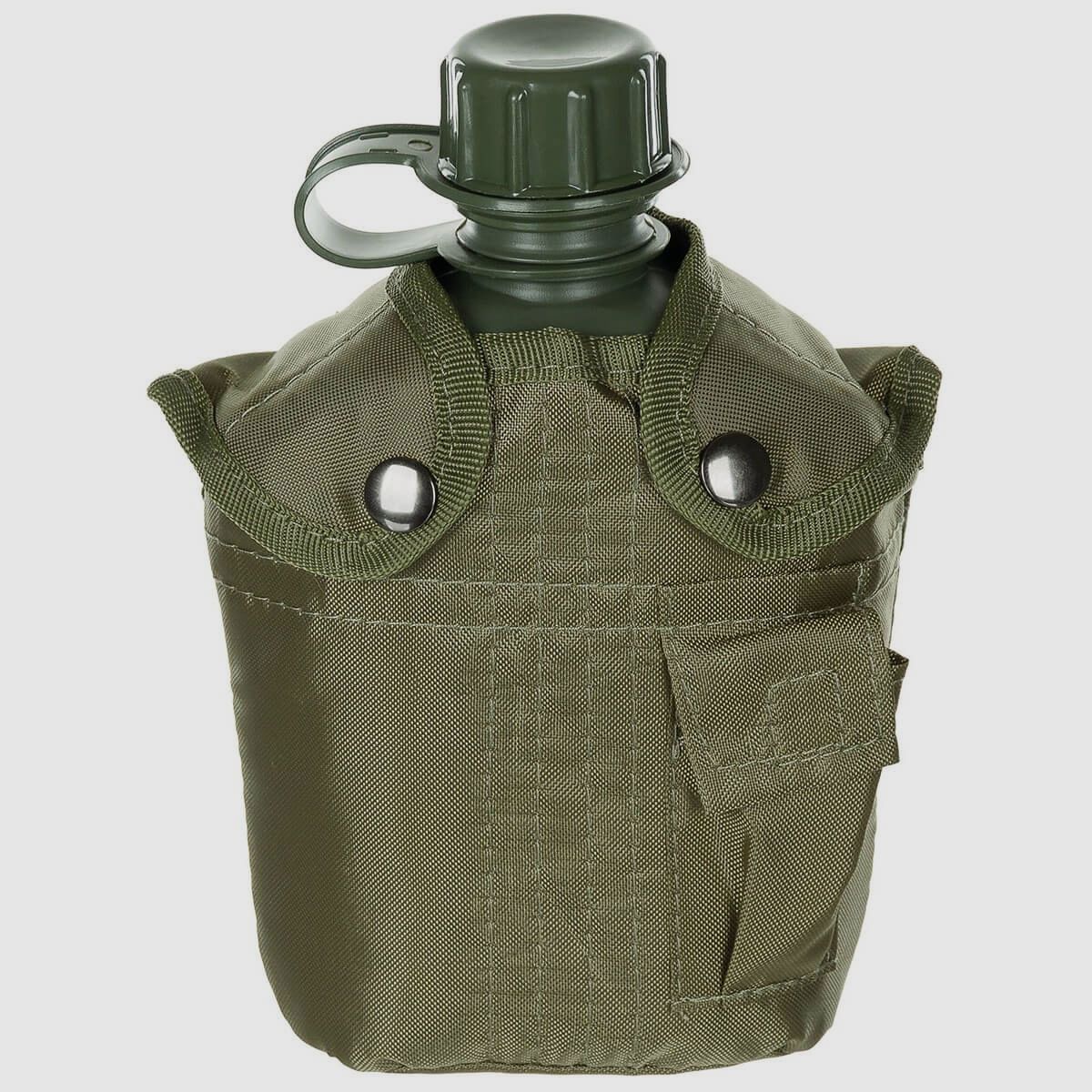 US Feldflasche mit Hülle, 1l - Oliv