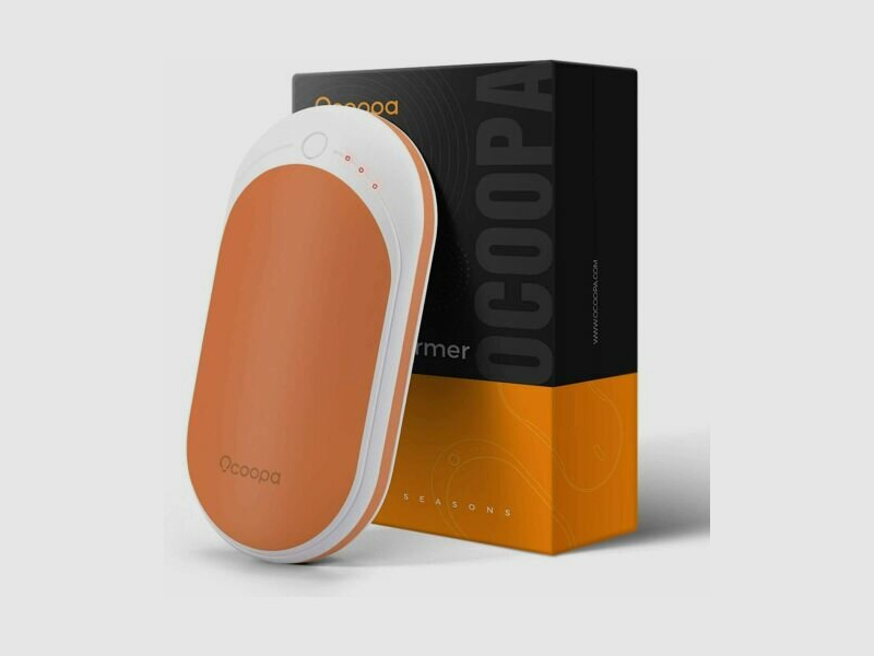 USB Powerbank mit integriertem Handwrmer 10.000 mAh