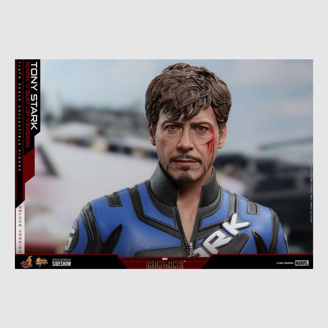 Iron Man 2 Movie Masterpiece Actionfigur 1/6 Tony Stark (Mark V Suit Up Version) Deluxe 31 cm | 43273