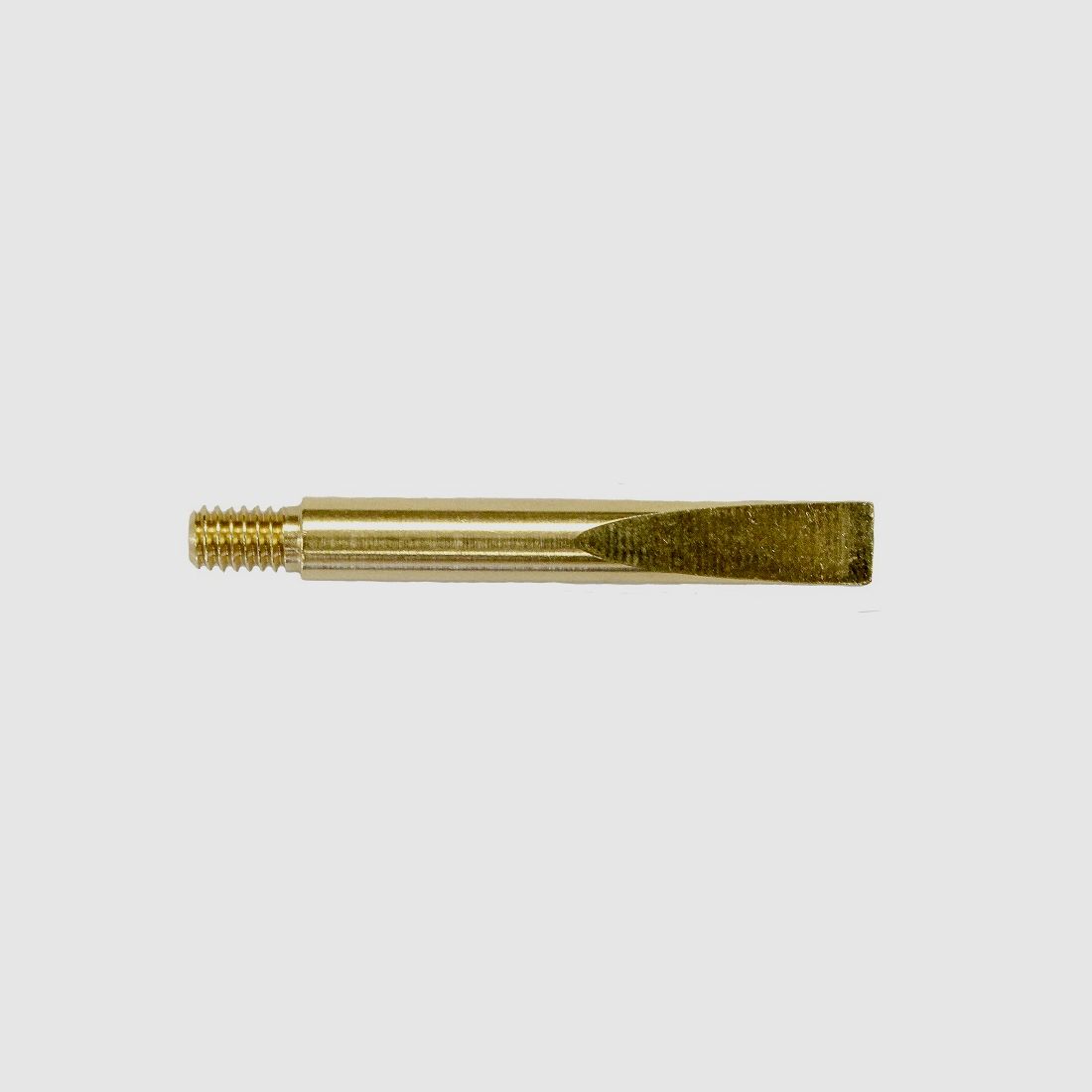 Brass scraper with thread