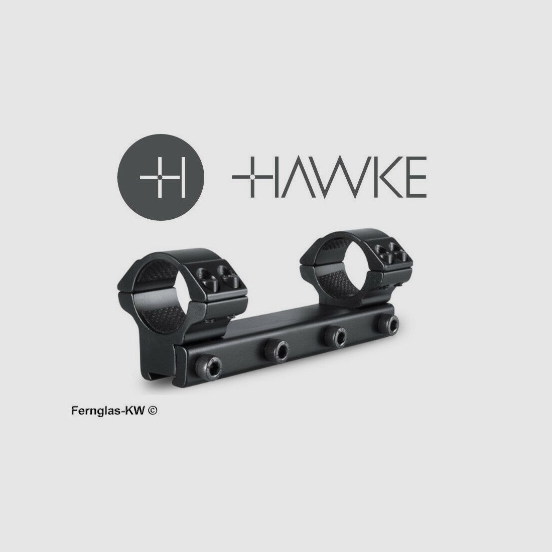 HAWKE 22104 25,4mm Ringmontage Mittel für 9-11mm Schiene Zielfernrohr-Halterung