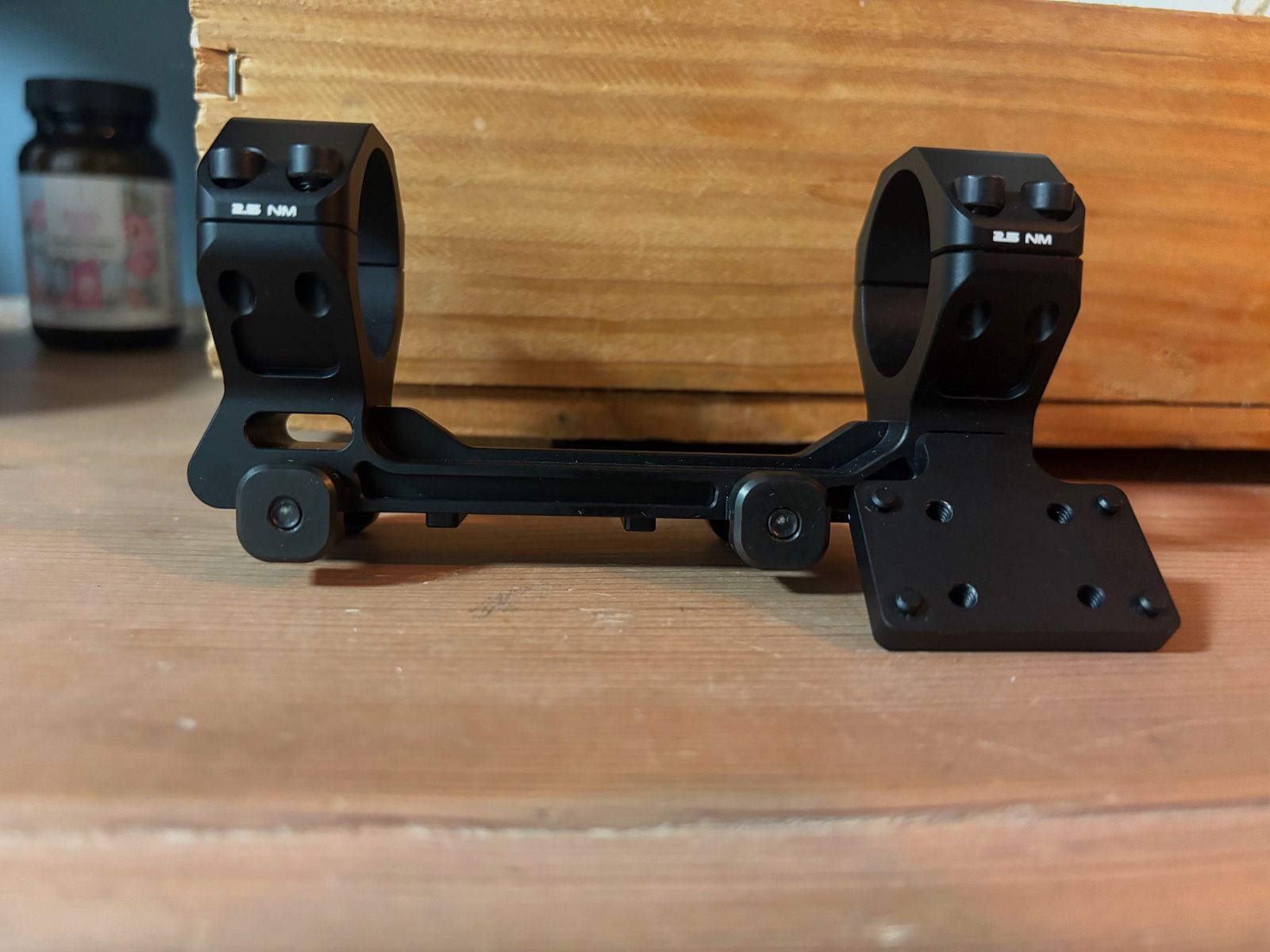 LCM 34/39  Montage mit 45° Offset-Montage für EFLX & Leupoldt Deltapoint