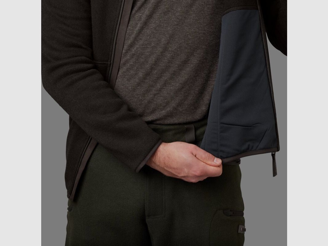 Härkila Metso Veste en tricot Brun Ombre