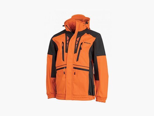 Chaqueta de caza softshell Newtek V2 naranja Somlys