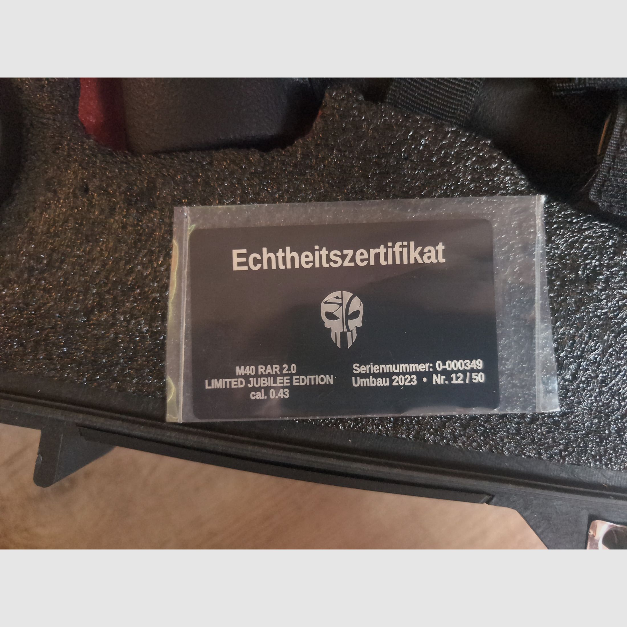 M40 RAR 2.0 Limited Jubilee Edition cal. 0,43 NR. 12/50