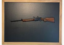 Browning BAR caliber 7mm Rem. Mag. with 1 inch rings - in good condition