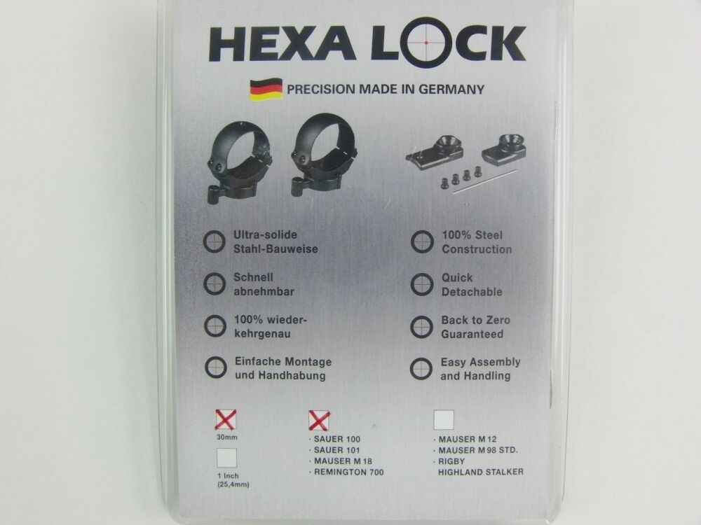 HexaLock	 HexaLock Montage M18/Sauer 100/101 Rem700