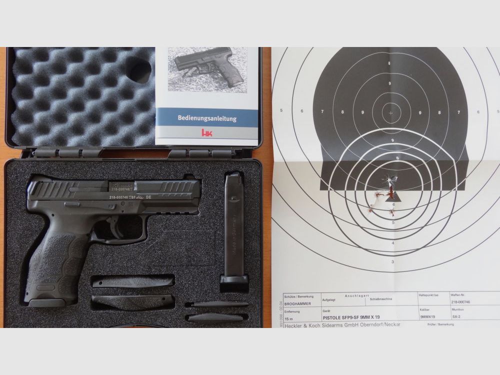 Heckler & Koch SL-Pistole: Heckler & Koch SFP 9 - Cal. 9mm