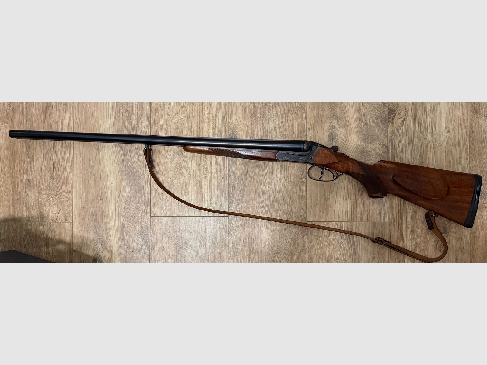 Simson Suhl double-barrel shotgun cross shotgun 12/70 shotgun color hardening