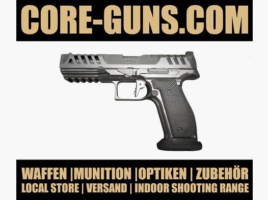 Pistola Walther PDP de acero, tamaño completo, match, pistola semiautomática 9mm disponible de inmediato, PVP: 2200€