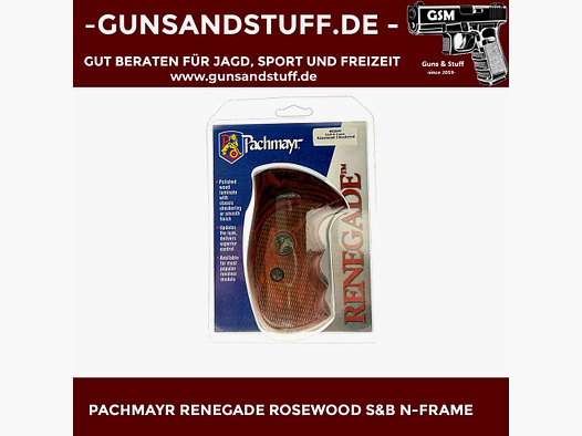 PACHMAYR RENEGADE ROSEWOOD per S&W N Frame RB
