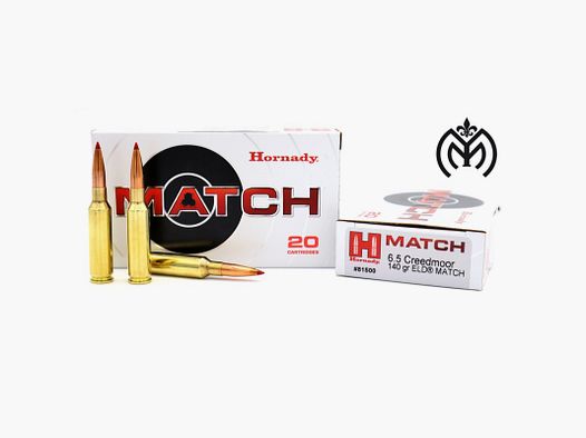 HORNADY MATCH 6.5 CREEDMOOR 140GR