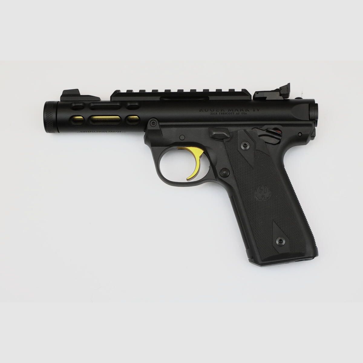 Ruger Mark IV 22/45 LITE Pistole schwarz/gold, Bild 1 von 6