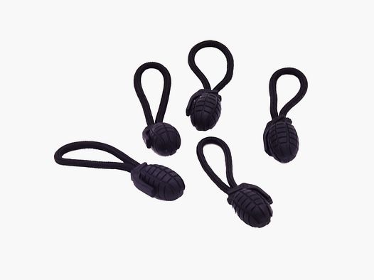 Mil-Tec Ring Puller Grenade 5pcs. - Black