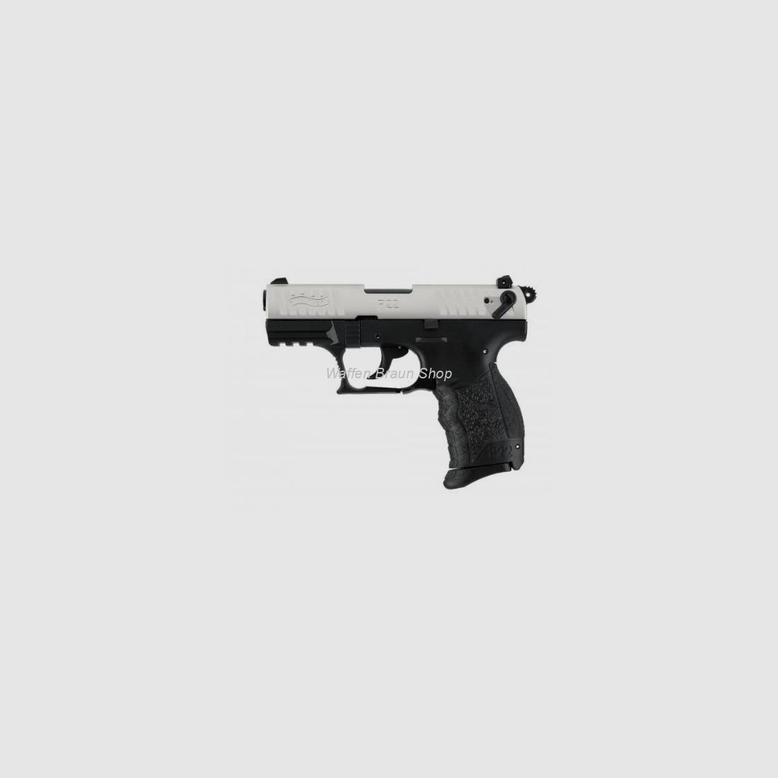 Walther P22Q 9 mm P.A.K., Nickel-Finish