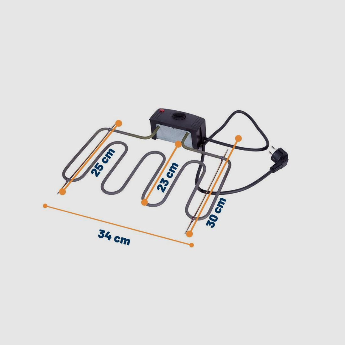 Elektrischer Widerstand 2000 W für Räucherofen, Bild 4 von 4
