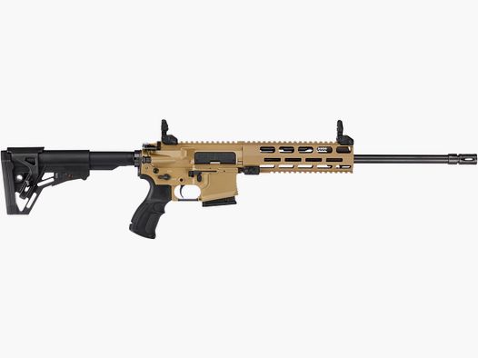 Haenel CR 223 M-LOK osłona rękojeści długość lufy 254 mm | spust meczowy | krótka osłona rękojeści | kolor piaskowy | niezatwierdzony do sportu, kal. .223 Rem.