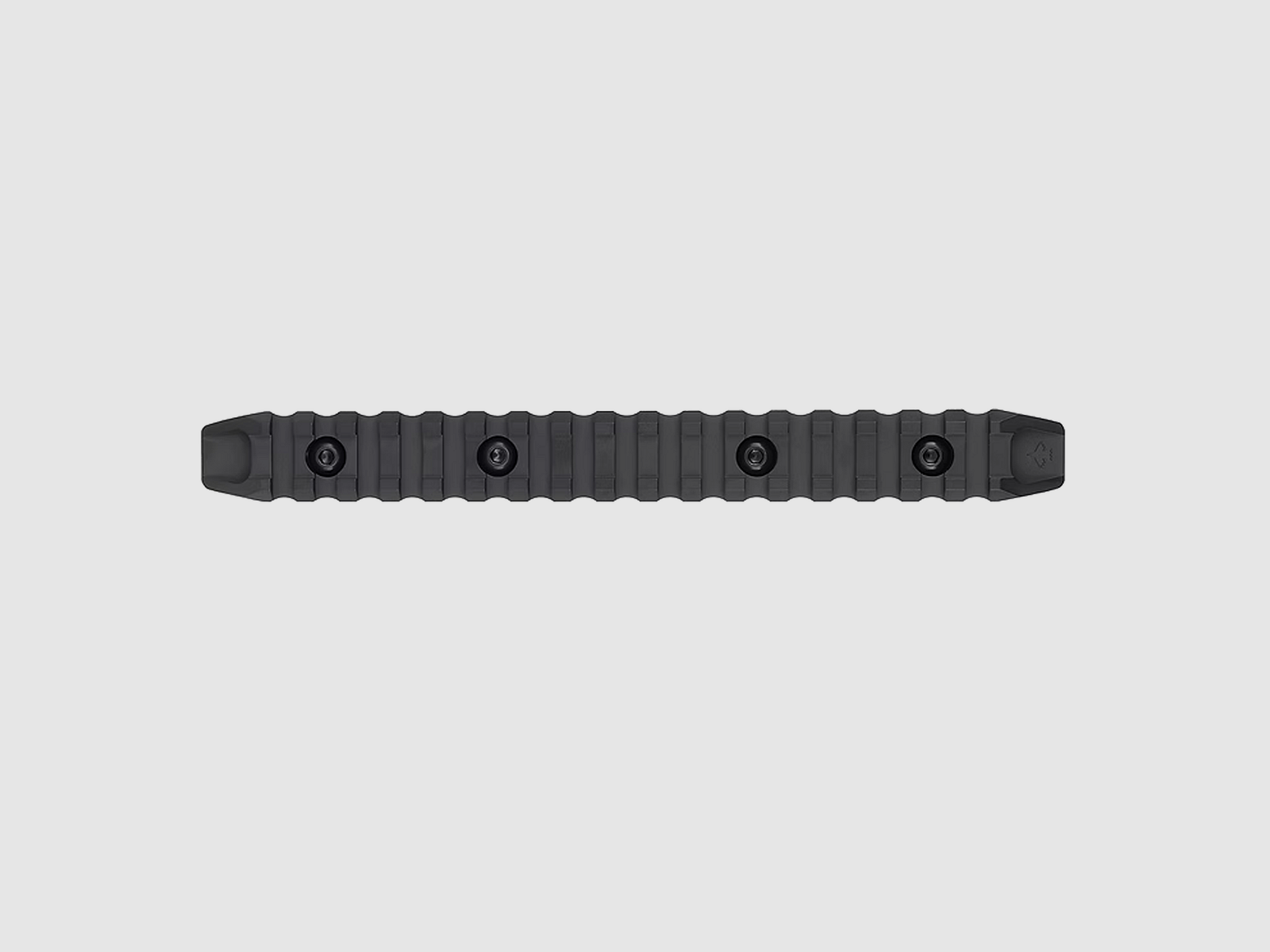 Szyna M-LOK do Picatinny Aluminium, 17 Slot Ścięta Armor Black CRC 9027 - Kruk