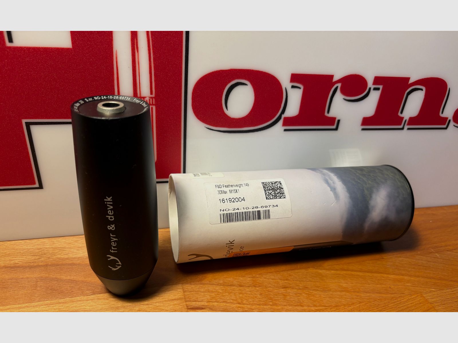 Freyr & Devik suppressor Featherwight 149 M15X1 caliber 30