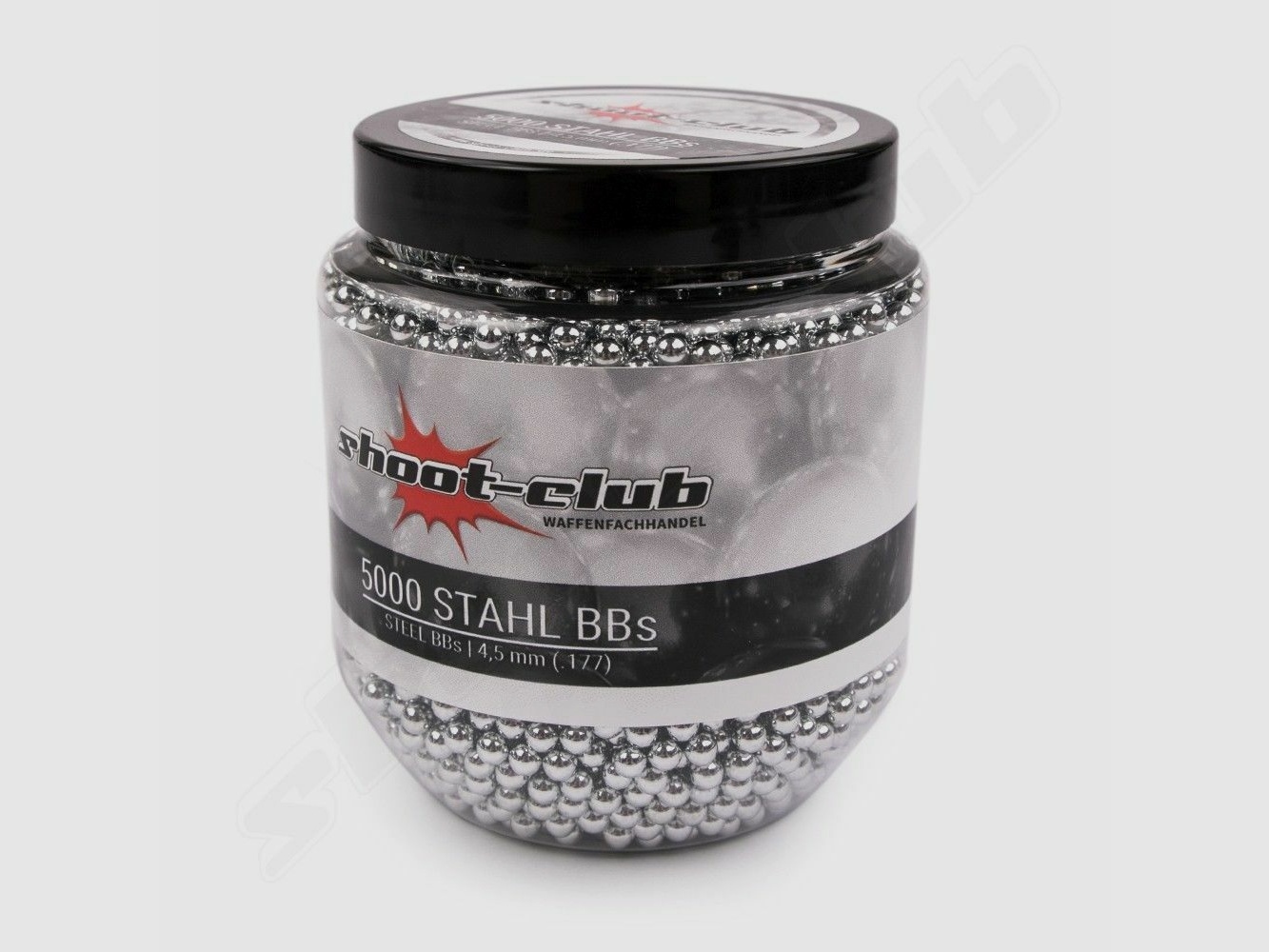 shoot-club GmbH bolas de acero shoot-club cal. 4,5mm / 0,34g - 5000 piezas