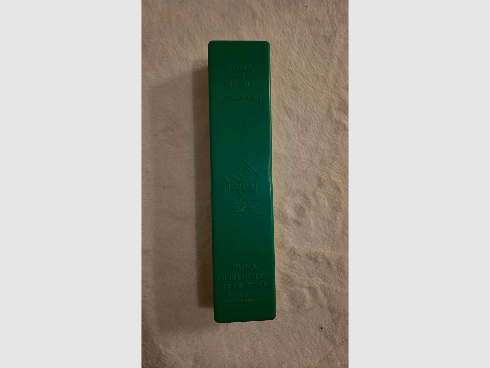 Puma Wildtöter nóż myśliwski 11/3594 – Pius Wildt – Solingen – z pochwą skórzaną i pudełkiem