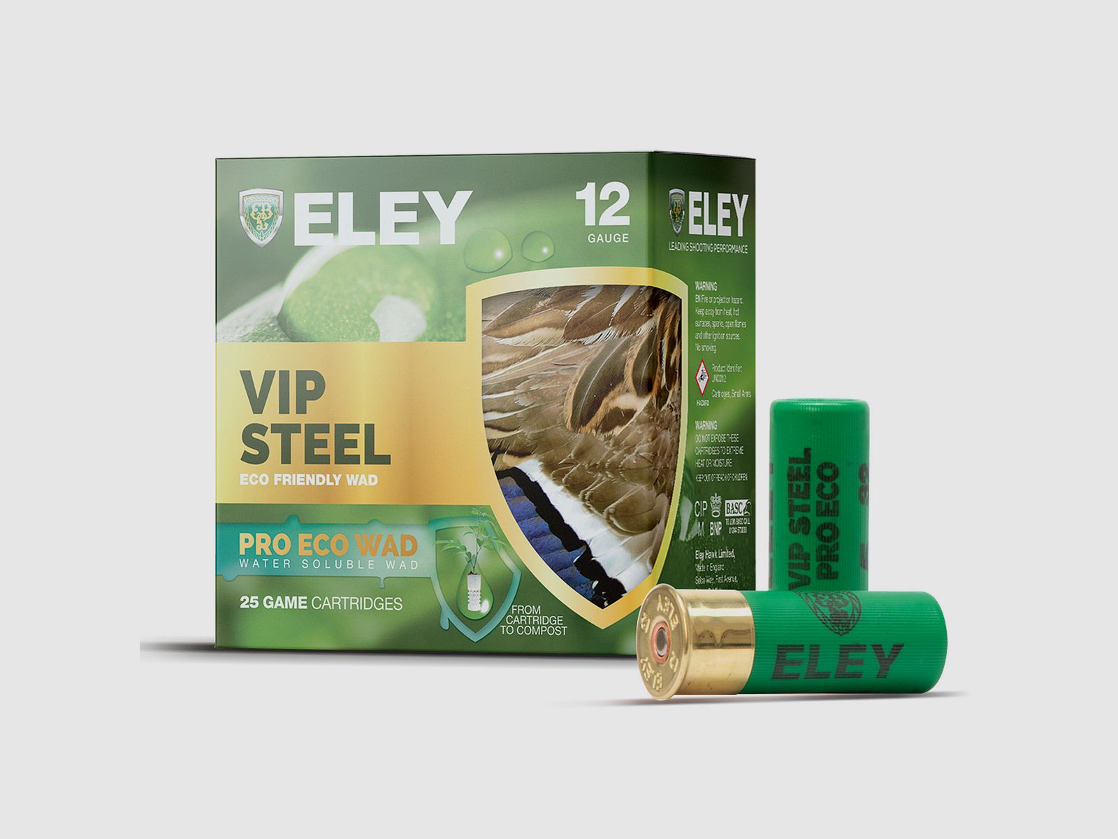 ELEY VIP Steel Pro Eco .12/70 32g #5 (2,8mm) 25 Patronen