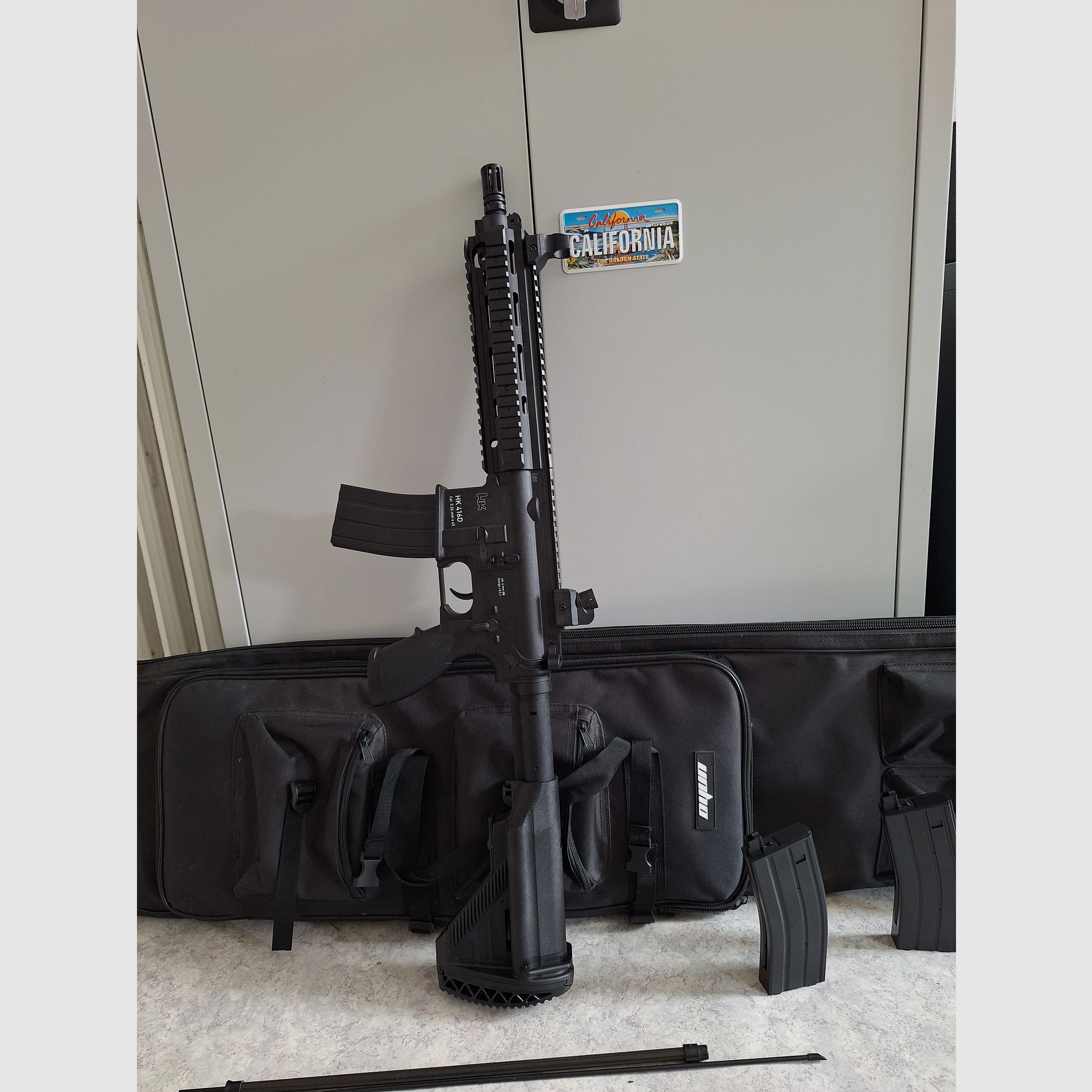 Softair HK 416 D Federdruck <0,5j mit Ersatzmagazinen