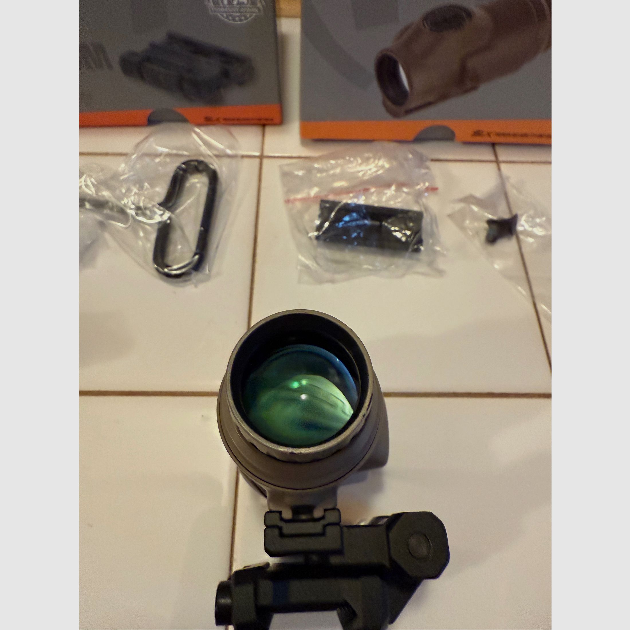 Primary Arms SLx 3x Micro Magnifier FDE con montaggio Flip to sight FTSM - Ottime condizioni