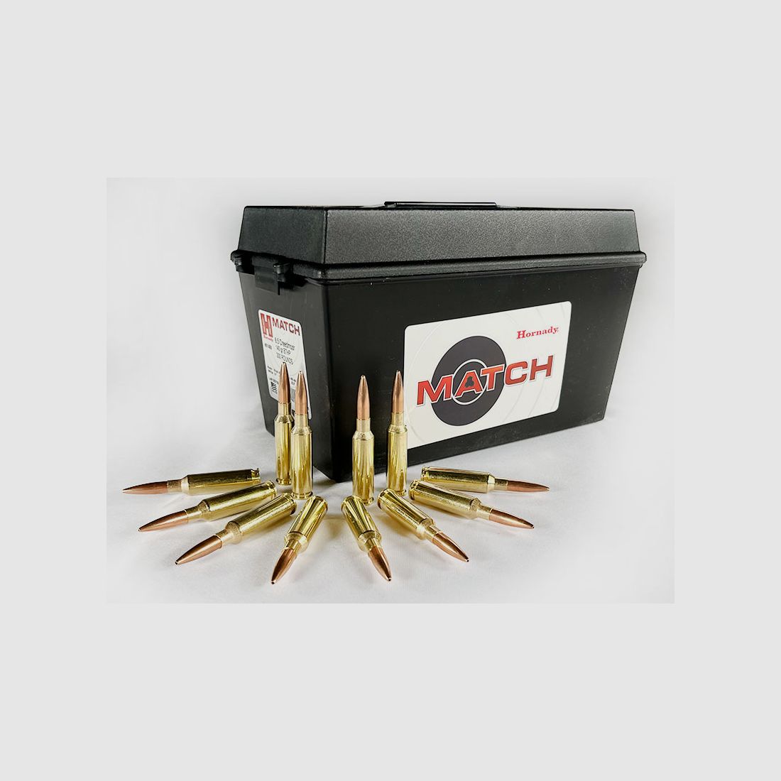 Hornady-Munitionsbox 6,5 Creedmoor Match BTHP 140 grs 1 Munitions-Box (200 Schuss á 1,695 €*)