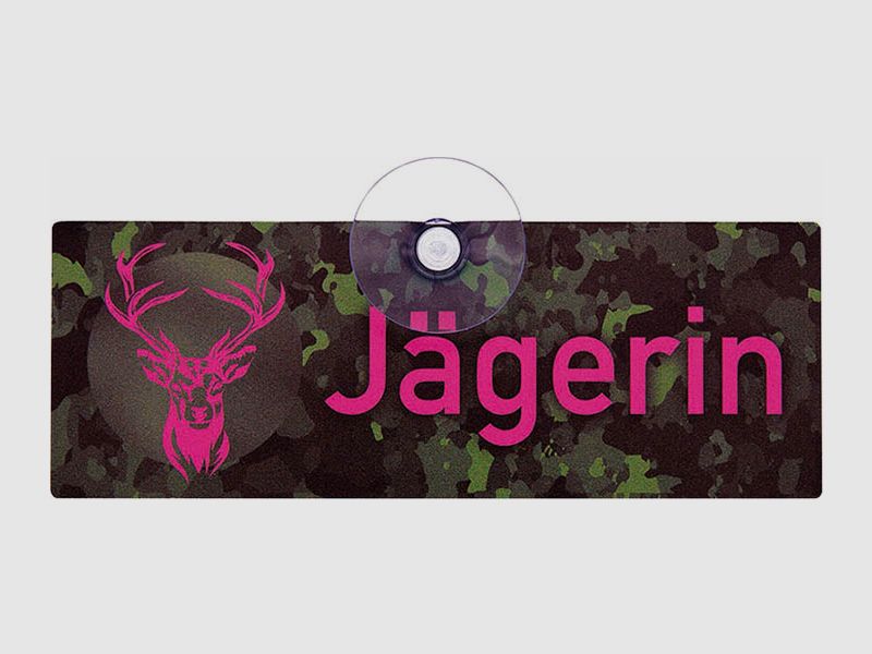 Schild Jägerin