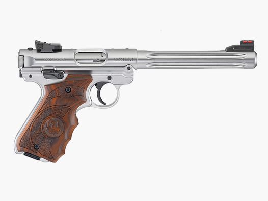 RUGER PISTOLE MARK IV HUNTER .22 LR 6,9"/17,48CM SATINIERTER EDELSTAHL