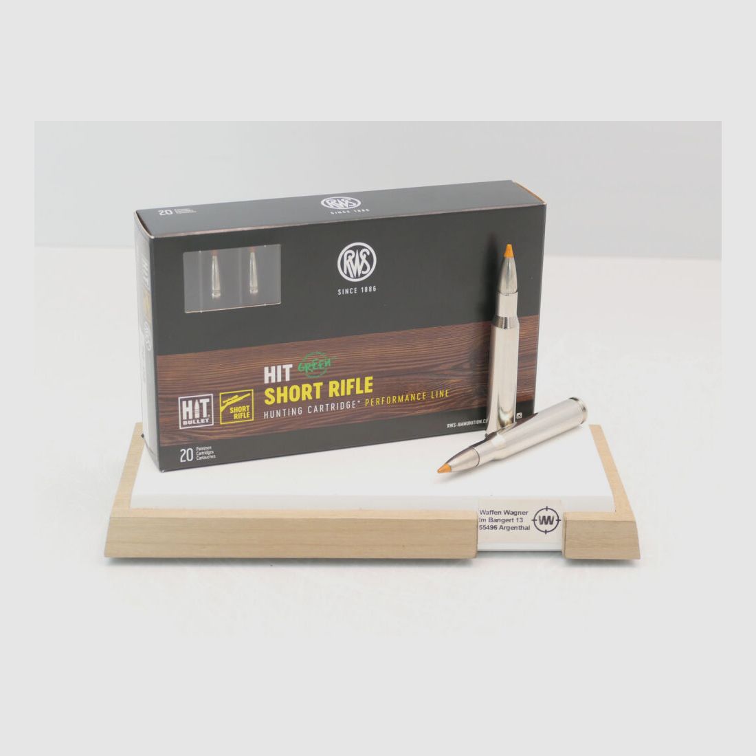 RWS Hit Short Rifle 10.7/165gr à20 .30-06, image 1 of 2