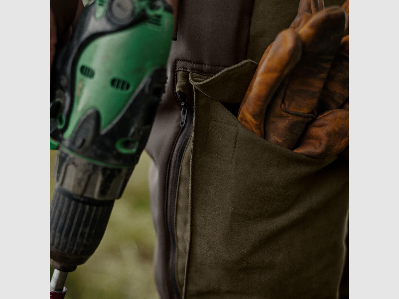 Härkila Jagdhose Scandinavian 32" (Willow Green/Deep Brown)