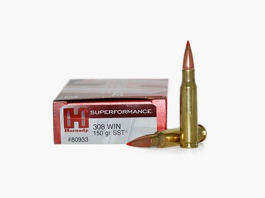 Munición Hornady 308 SST 150 gr