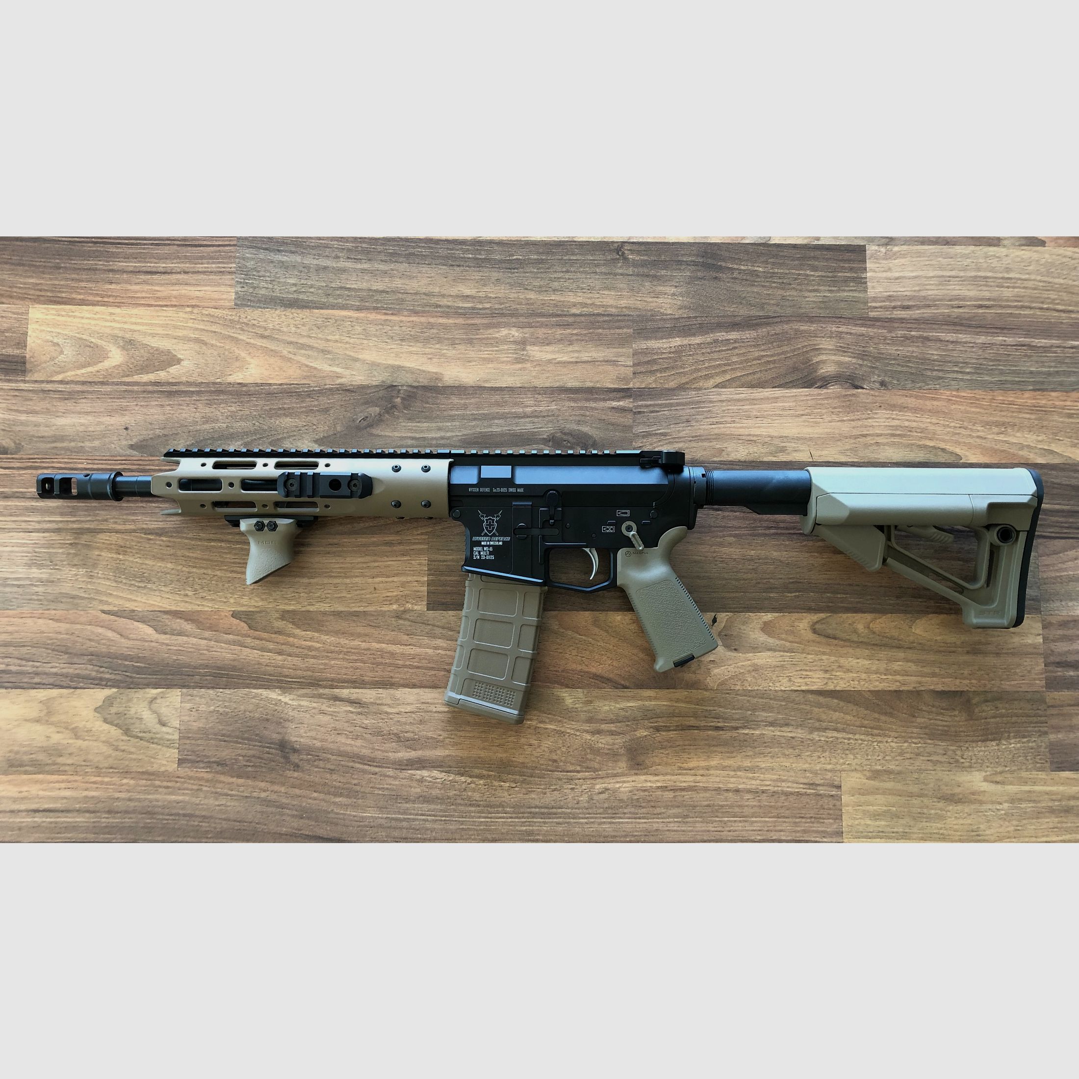 Halbautomat Wyssen Defence WD15 FDE 11.5" Lauf 5.56x45, Bild 3 von 3