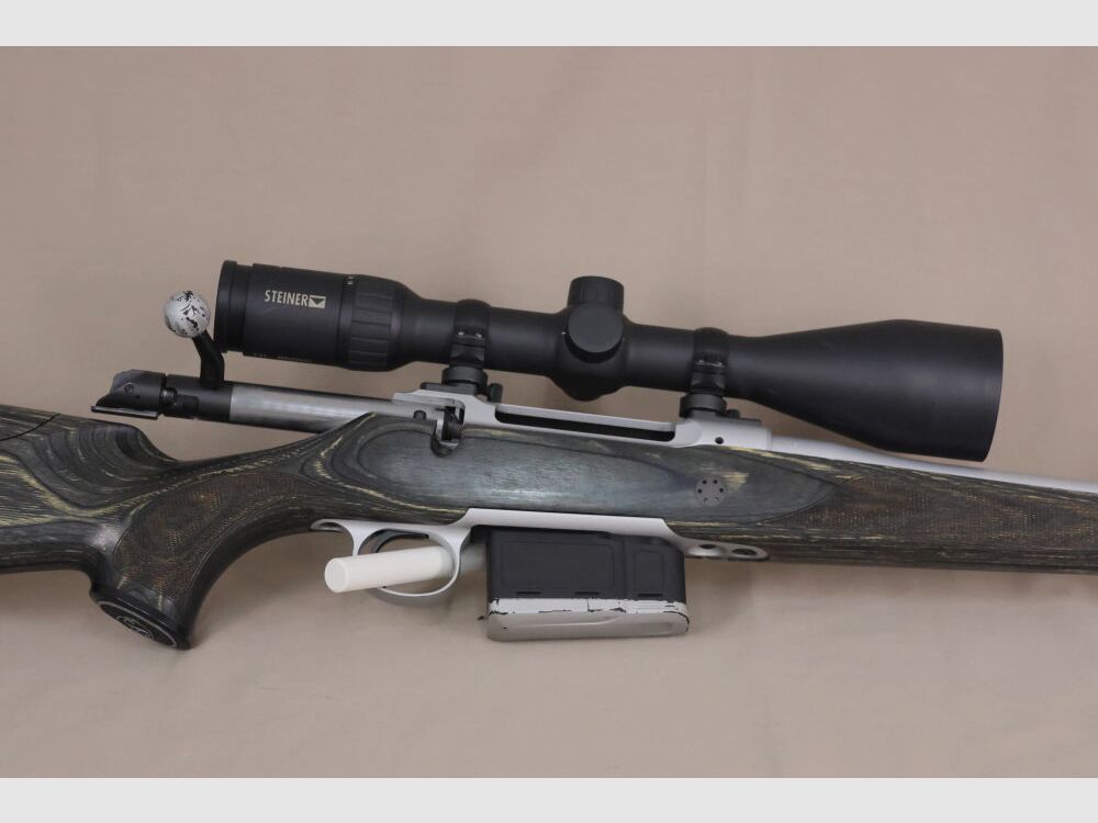 Sauer 101 Alaska // Rosca // culata laminada ajustable en altura // mira Steiner con LP!!