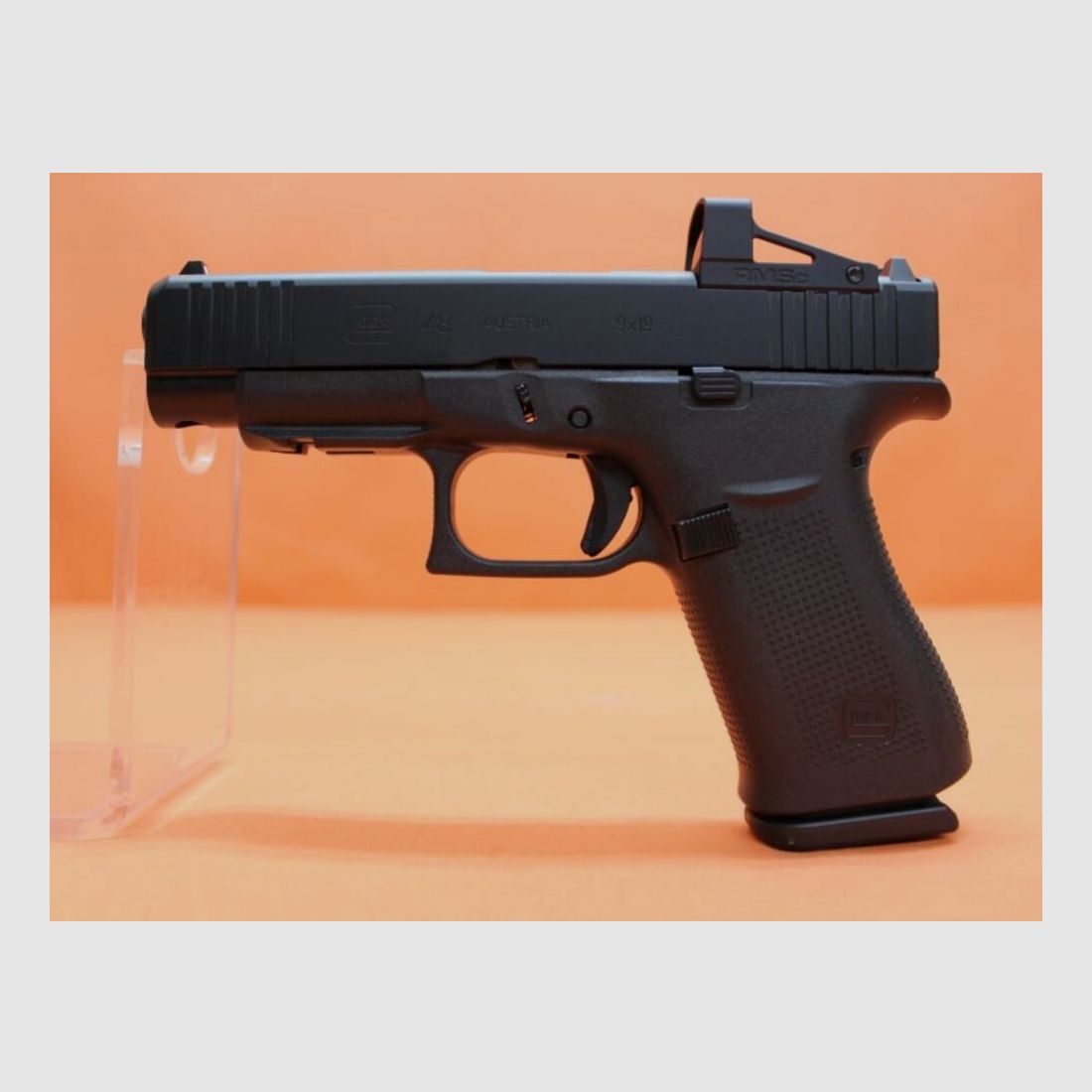 Pistolet Glock Ha. 9mm Luger Glock 48 R/FS MOS SHIELD RMSc Slimline canon de 106 mm / viseur à point lumineux