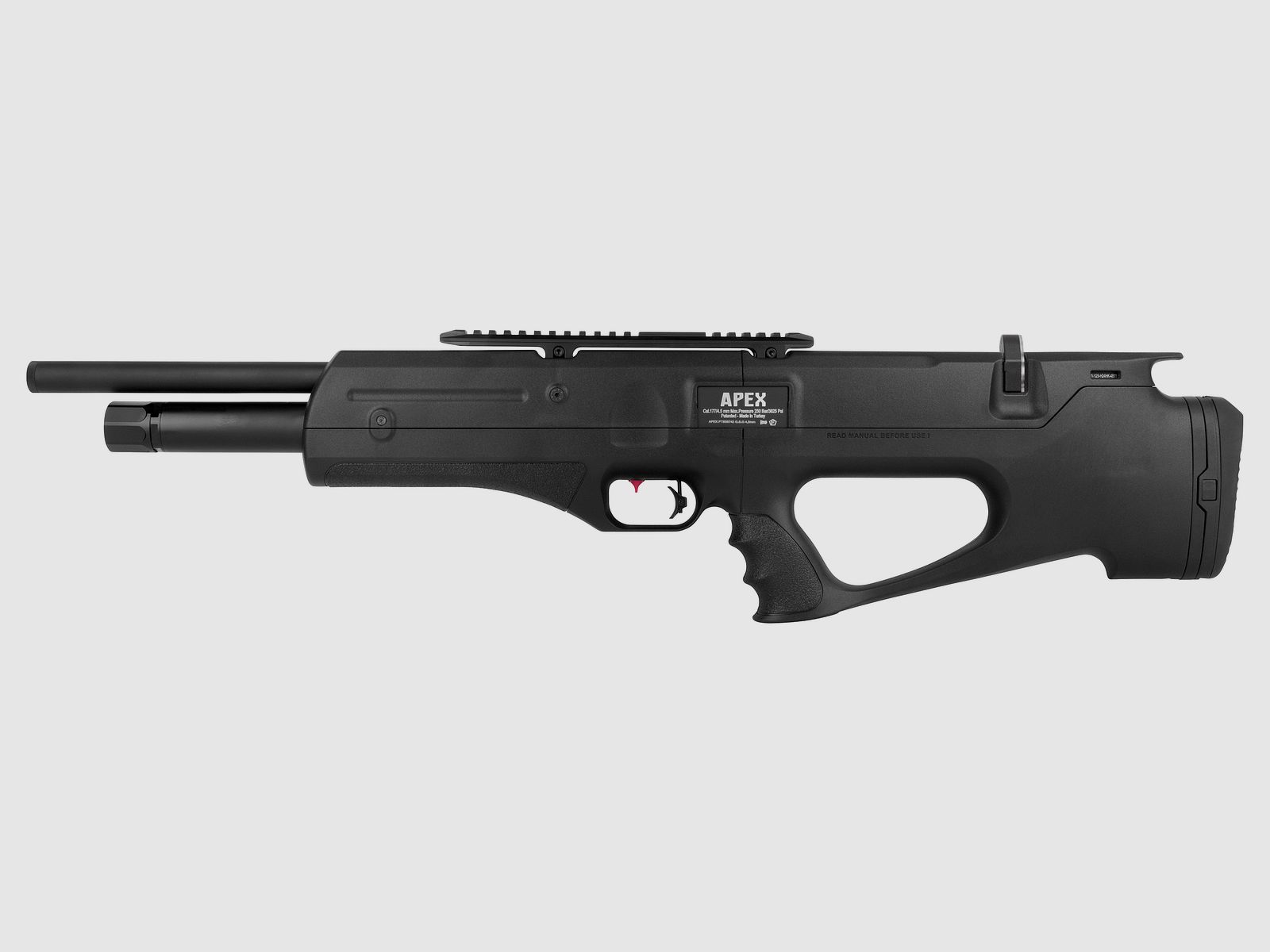 Reximex Apex Schwarz 4,5mm - Druckluft Pressluft | PCP
