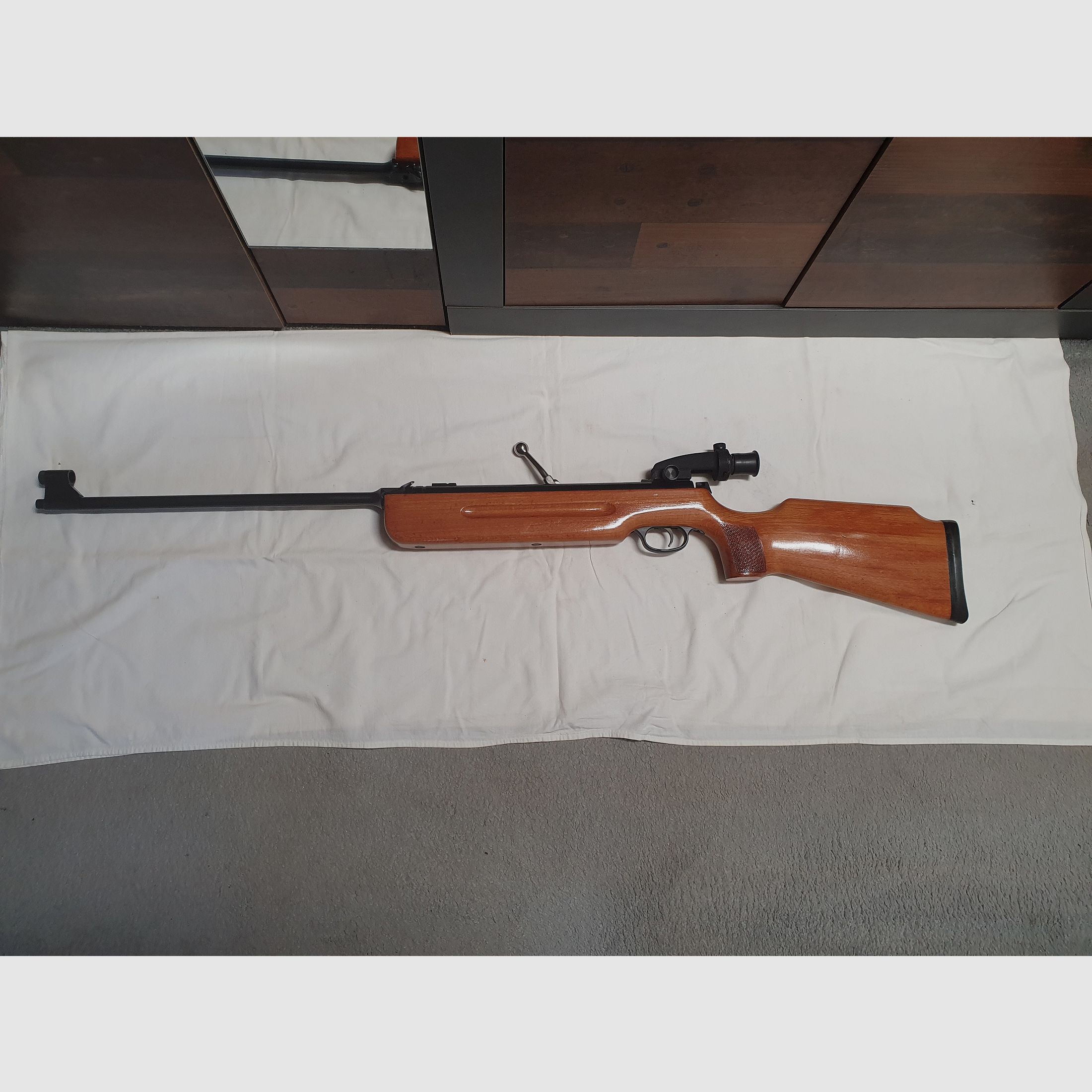 Haenel 3.112  Q1. Waffe und Diopter Nummerngleich