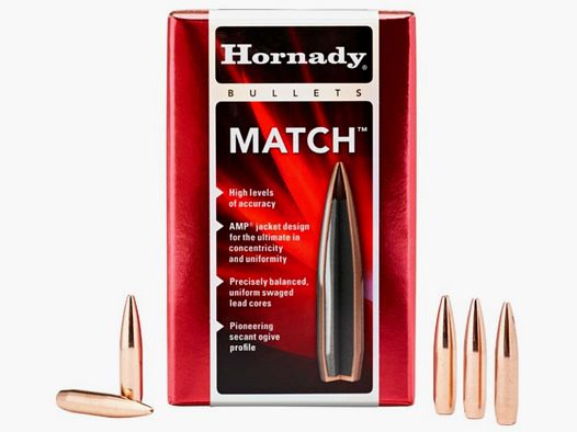 Hornady BTHP Match .224 75 gr | heavy precision bullet #2278