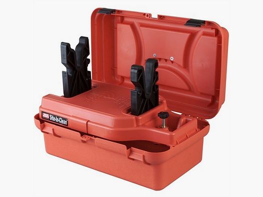 MTM CASE-GARD Site-In-Clean Combo Schießstütze und Waffenkoffer für Gewehr/Flinte 21″ rot