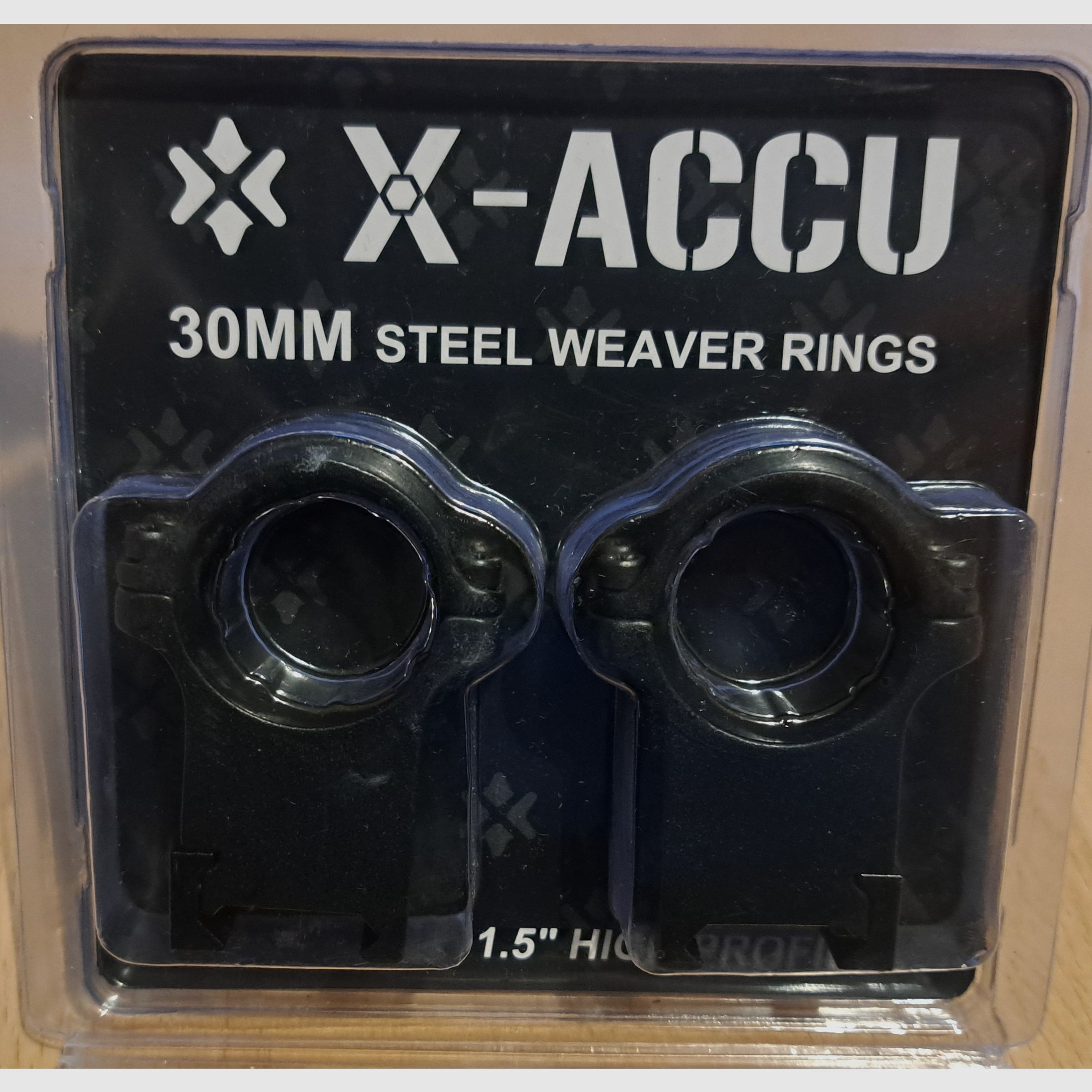 Vector Optics  Stahl-Montage für 30mm Tubus und 21mm Picatinny/Weaver extra hoch 1.5/38.1mm Schussfest.