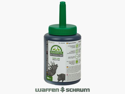 Eurohunt Buchenholzteer mit Pinsel 500ml