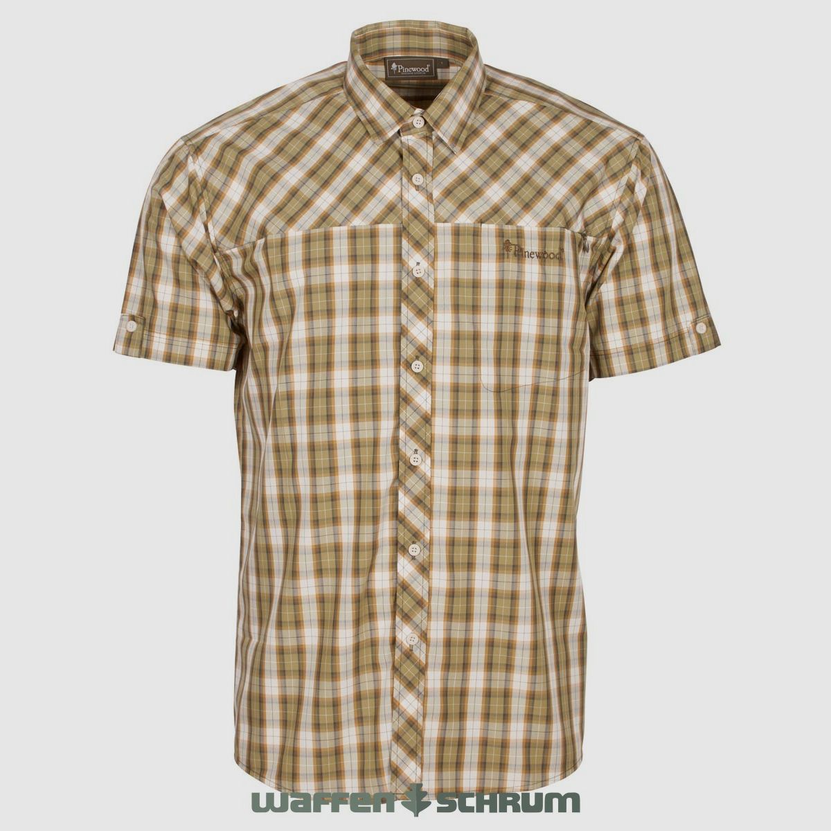 Pinewood Hemd Cilff Mid Khaki/Bronze