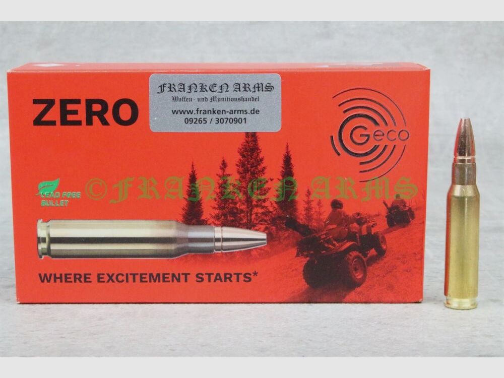 GECO Zero .308 Win. 136gr. 8.8g 20 pieces quantity discounts