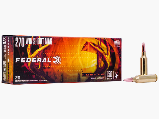 Federal Büchsenmunition .270 WSM 9,7g Fusion Soft Point