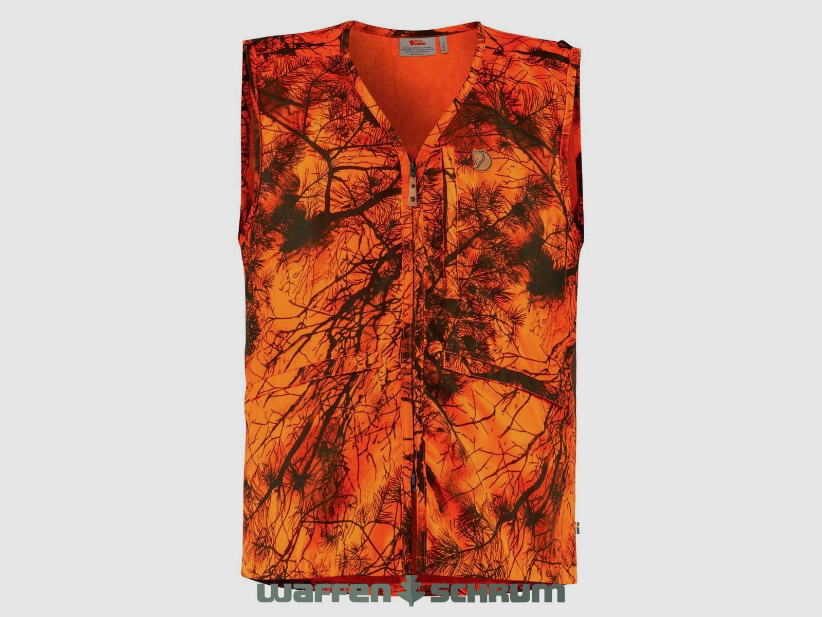 Fjällräven Signal Vest Värmland Arancione Camo